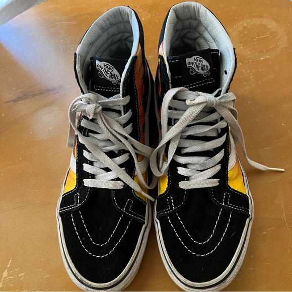 🥀Vans Flame Sk8-Hi Reissue Sneakers MEN 6.5 WOM 8🥀 - Picture 6 of 14